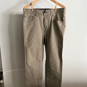 Prana Tucson Slim Fit Pants | Mens 32 x 32 | Tan